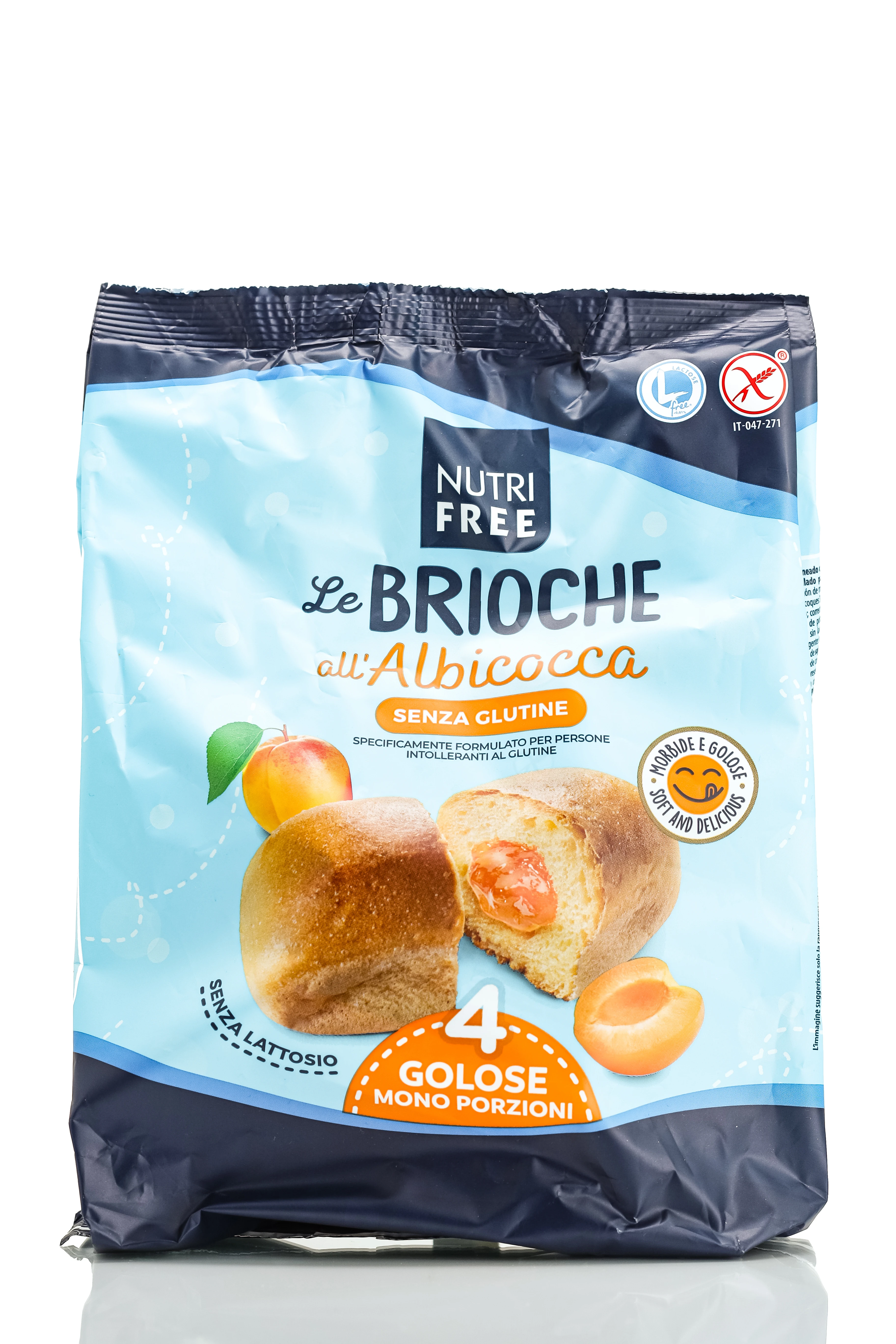 Pecivo sa punjenjem od kajsije Le briche all Albricocca (sert. bez glutena) 200 g Nutrifree